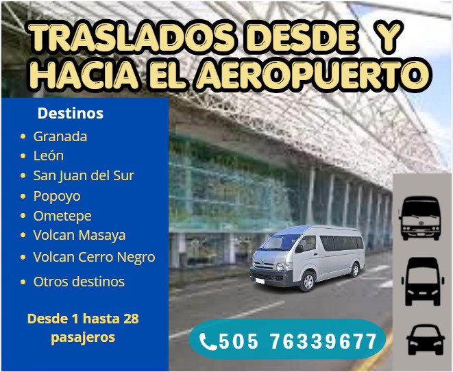 Traslados desde y hacia el aeropuerto